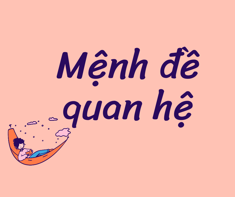 BÀI TẬP MỆNH ĐỀ QUAN HỆ