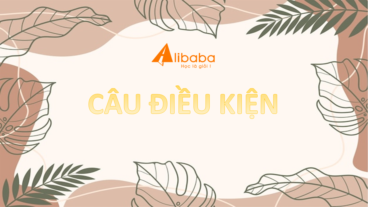 CÂU ĐIỀU KIỆN VÀ NHỮNG ĐIỀU BẠN CẦN BIẾT