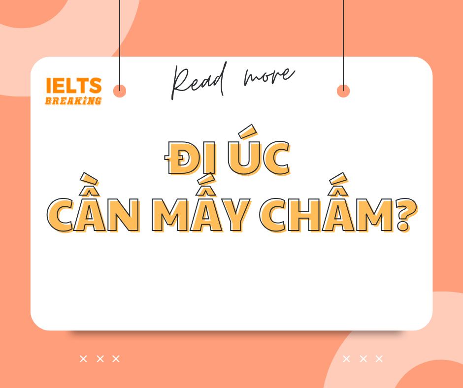 Đi du học cần mấy chấm?